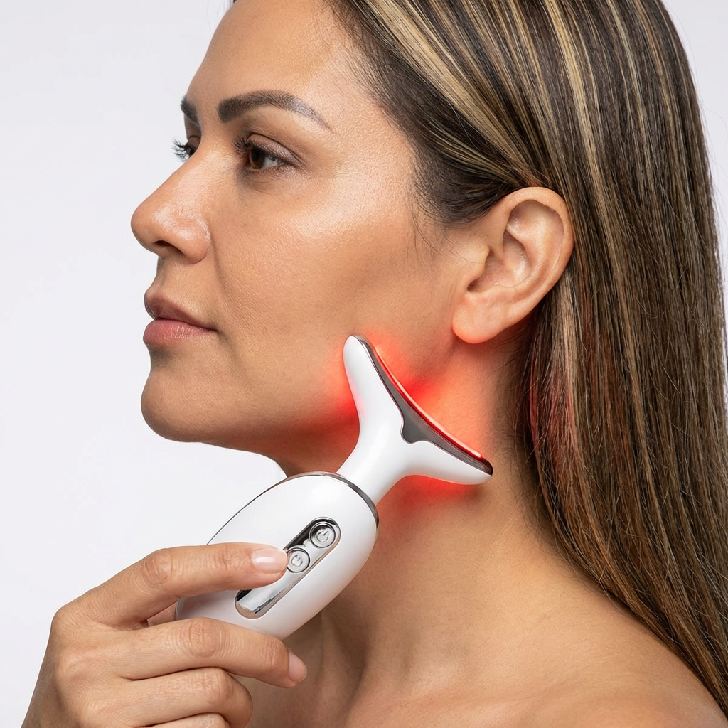 LED Neck & Face Lifting Device – Firming, Sculpting & Glow at Home
