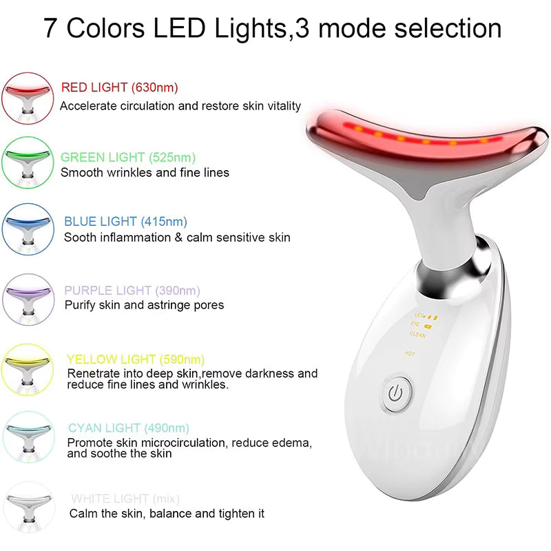 LED Neck & Face Lifting Device – Firming, Sculpting & Glow at Home