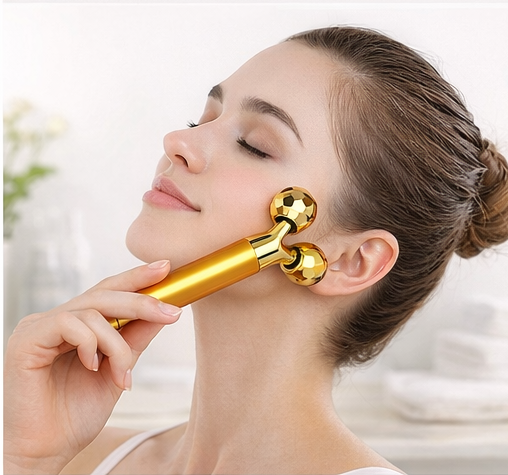 Golden Glow Facial Massager