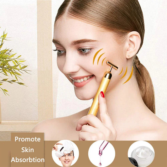 Golden Glow Facial Massager